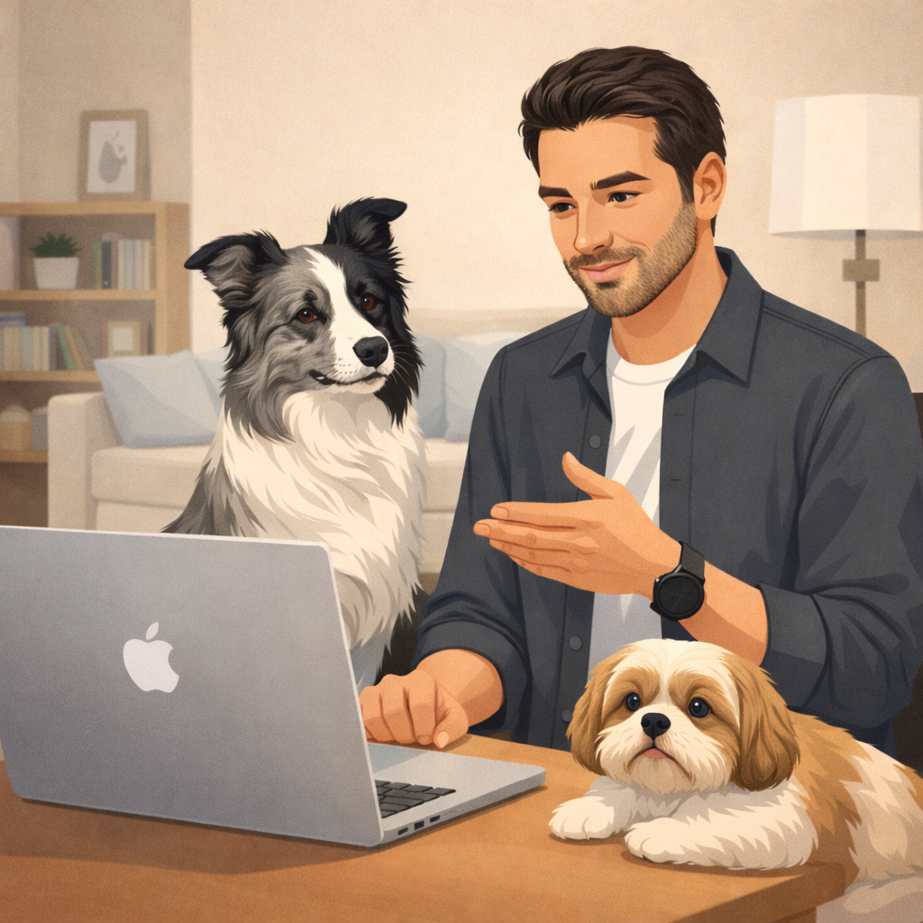 کلاس خصوصی آنلاین تربیت سگ